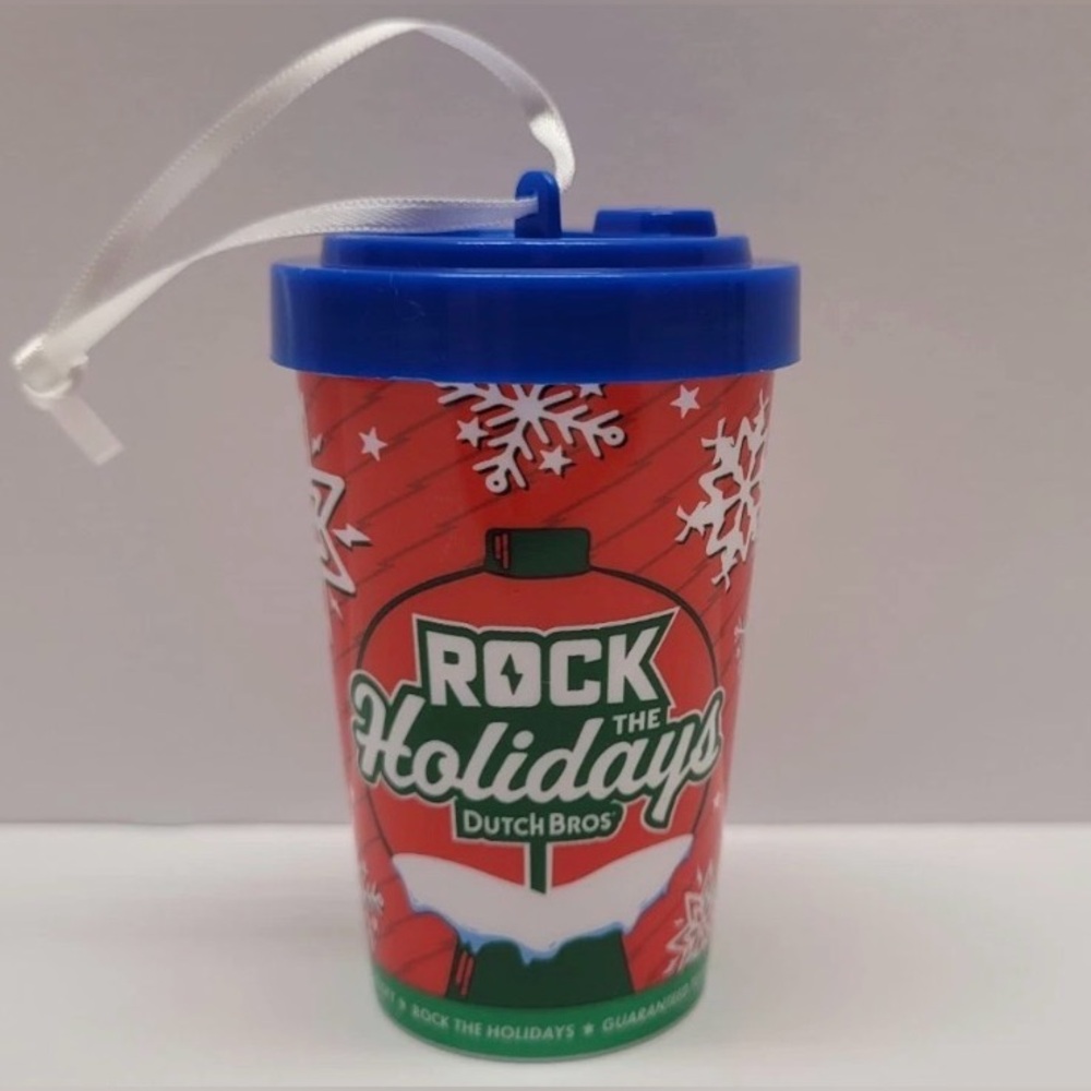 Dutch Bros Ornament 2025 New Release "Rock the Holidays"